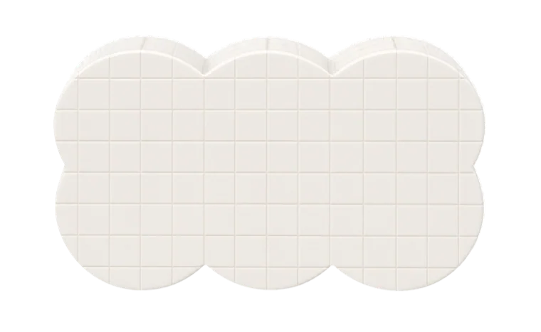 DustNinja mark in ceramic tile
