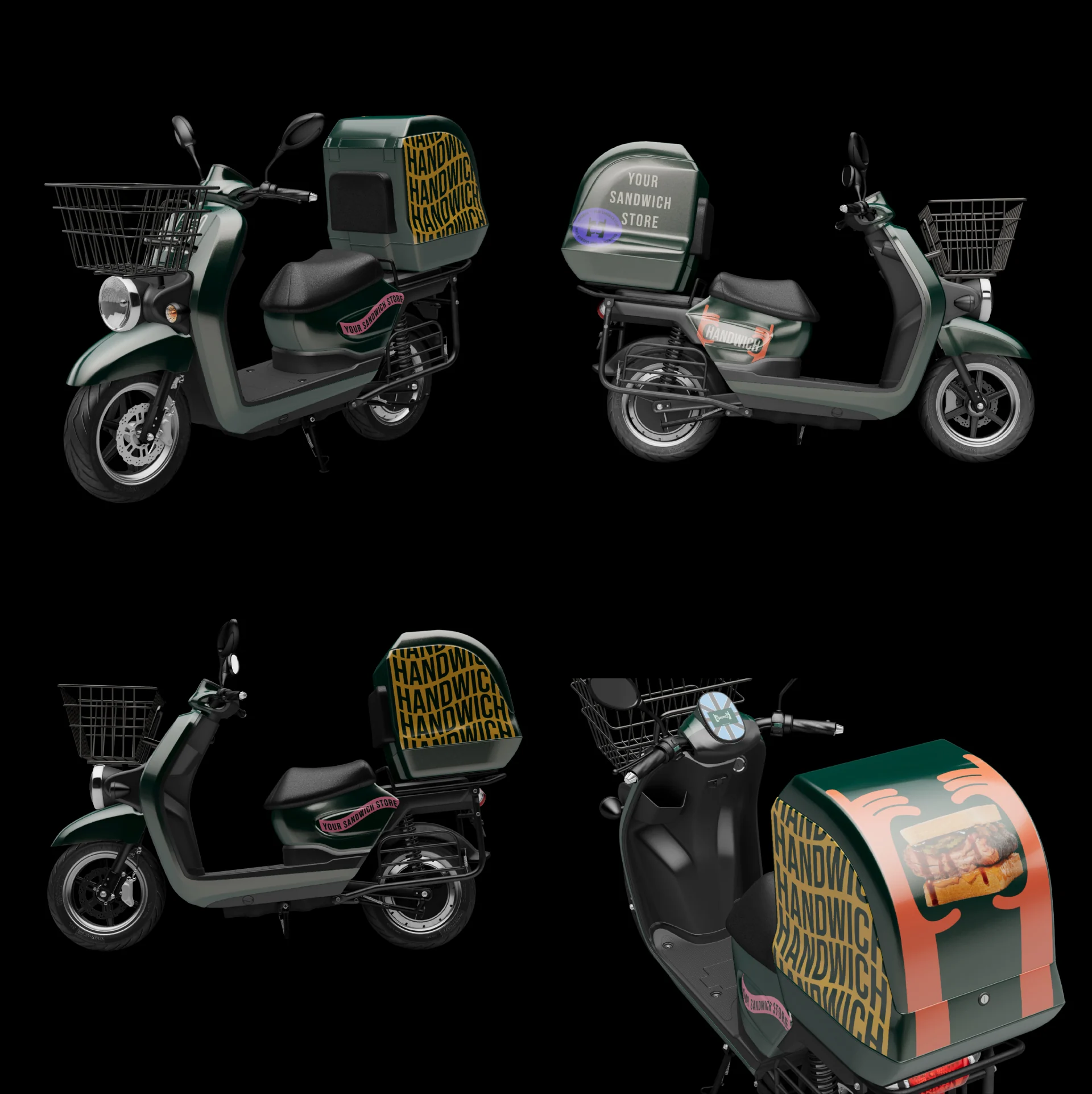 HANDWICH delivery vehicle design