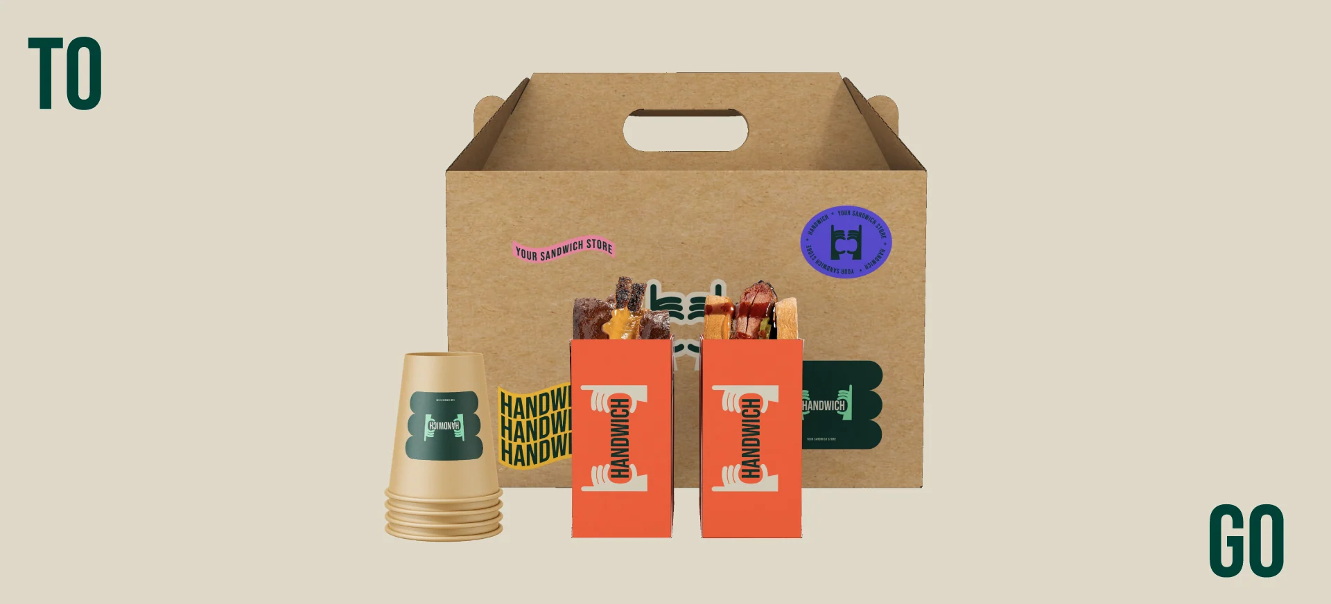 HANDWICH delivery packaging