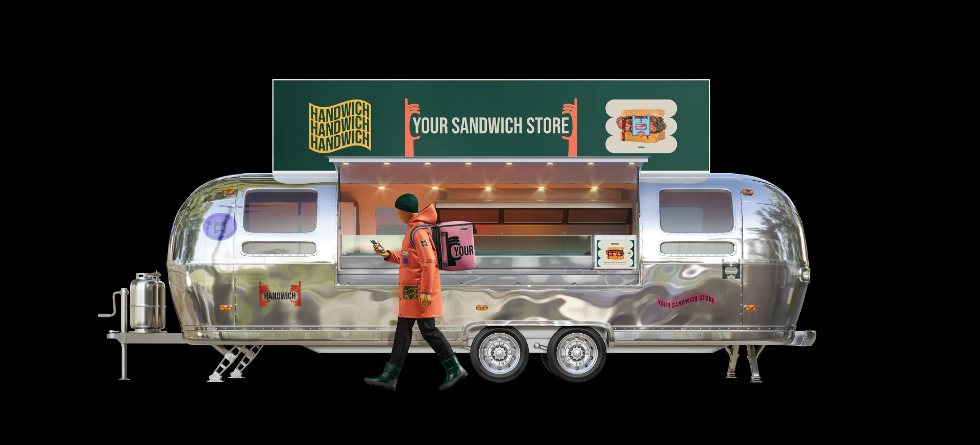 HANDWICH mobile outlet branding