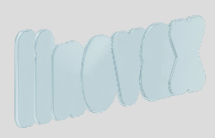 Light blue dimensional LINOVAX texture