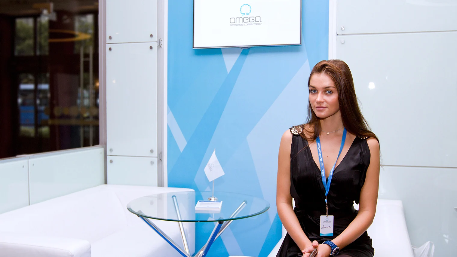 OMEGA exhibition booth