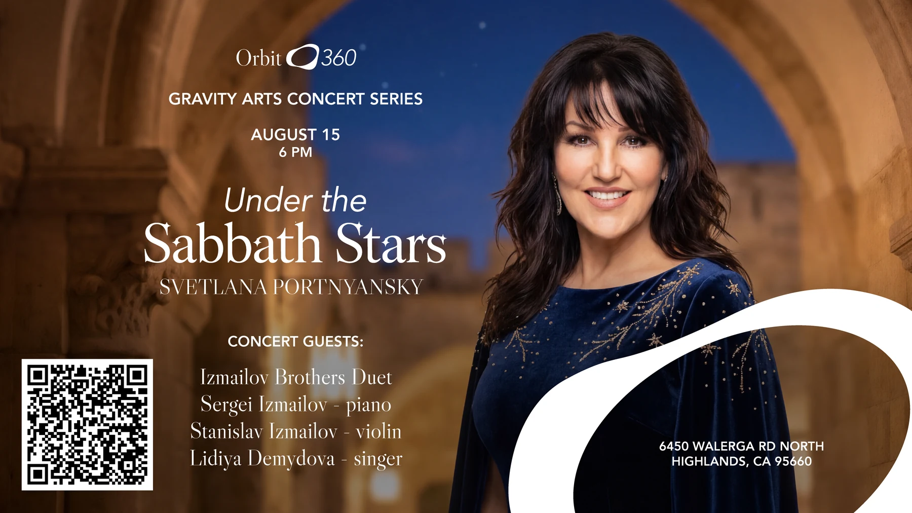 Under the Sabbath Stars wide concert communication