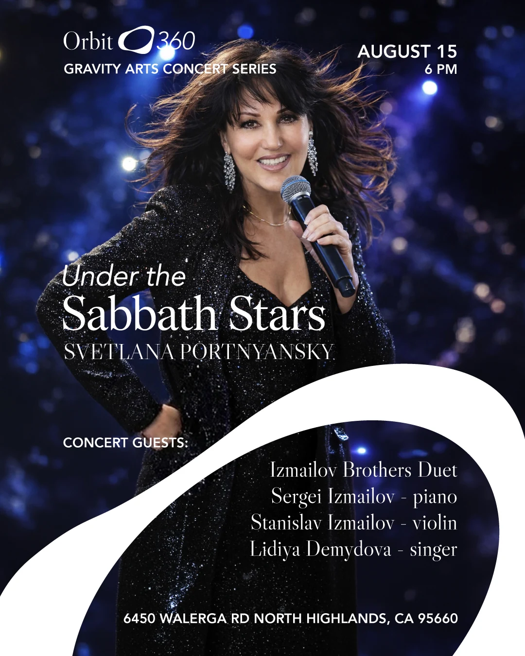 Under the Sabbath Stars concert poster