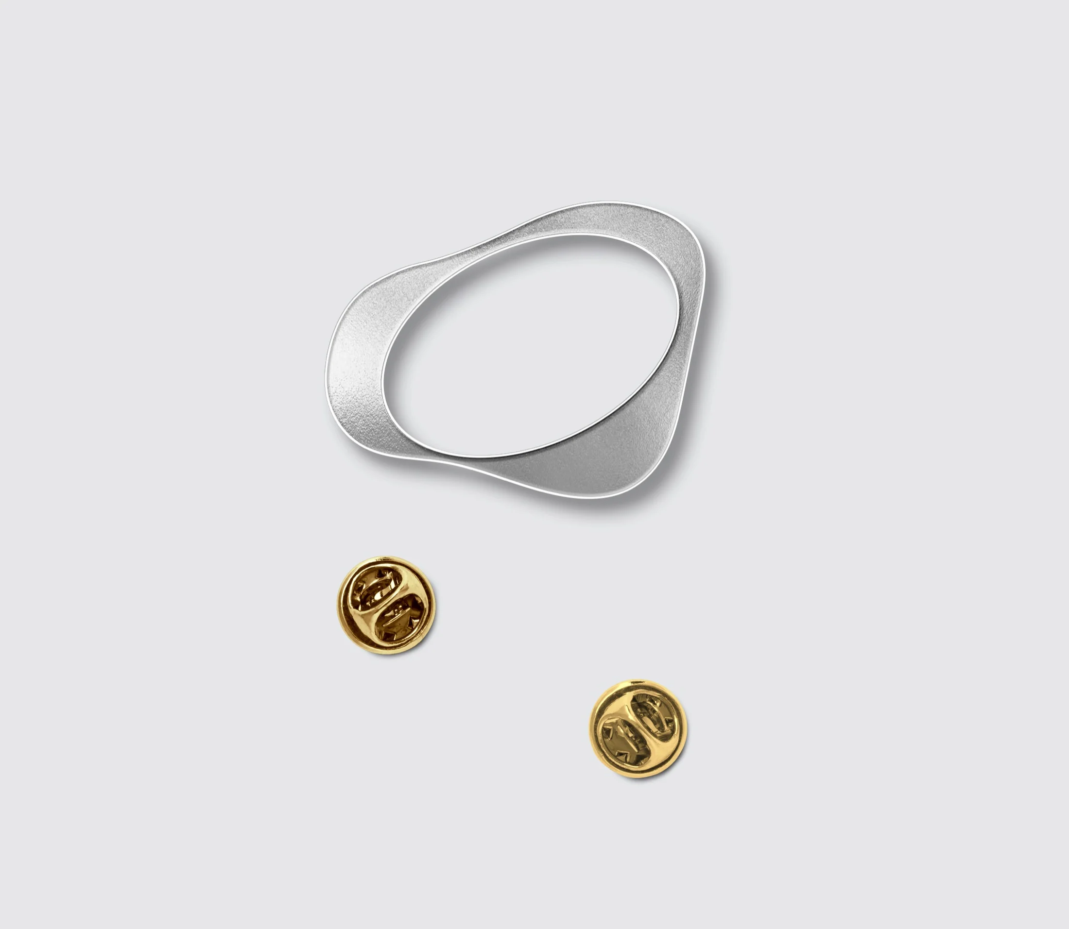 ORBIT360 symbol as a metal pin