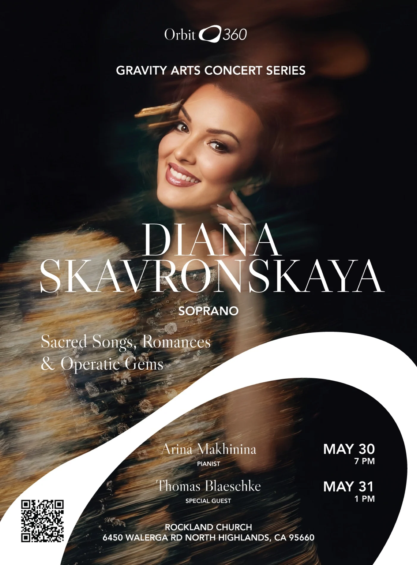 Poster for the ongoing ORBIT360 concert program