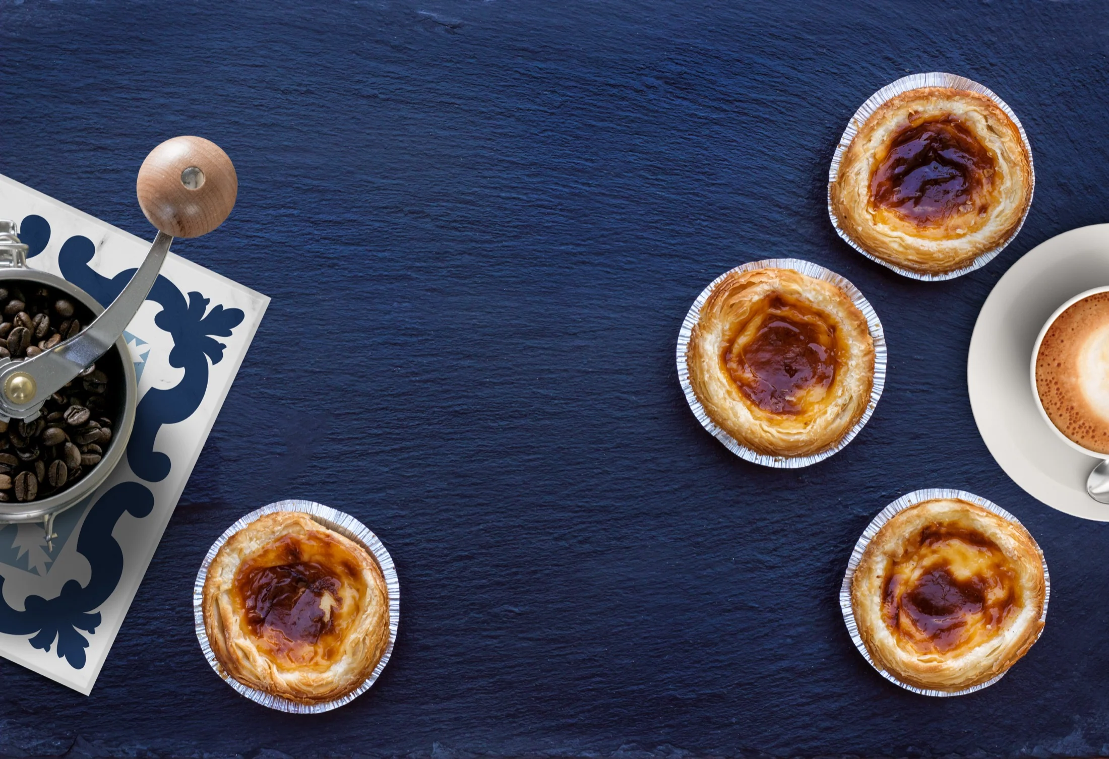 Pasteis & Coffee product photography