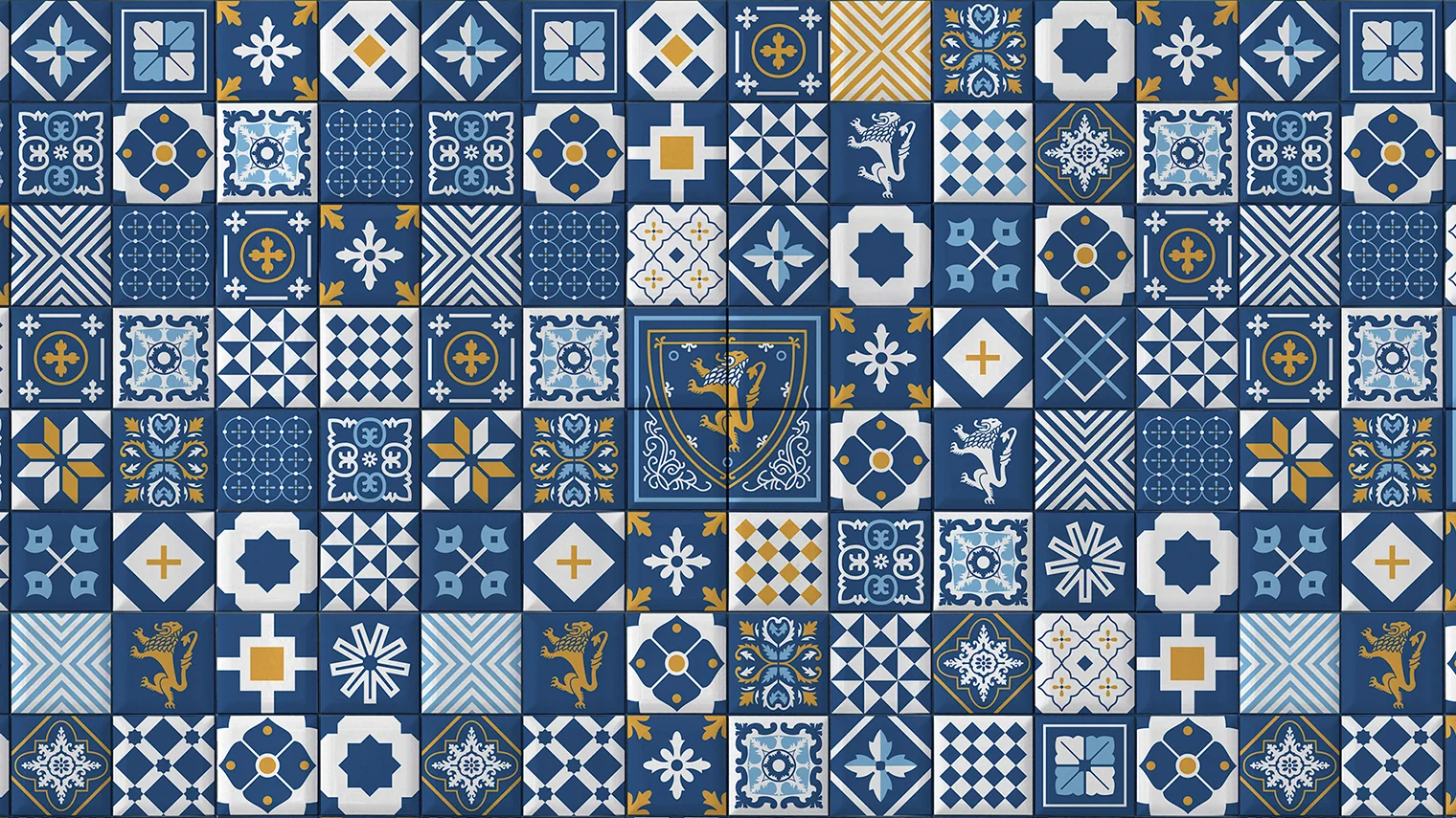 Pasteis & Coffee brand pattern composition