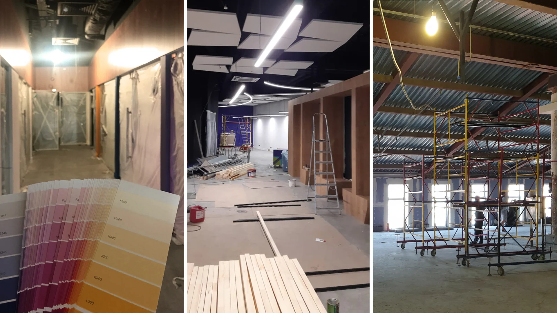 Checking finish and lighting decisions on-site