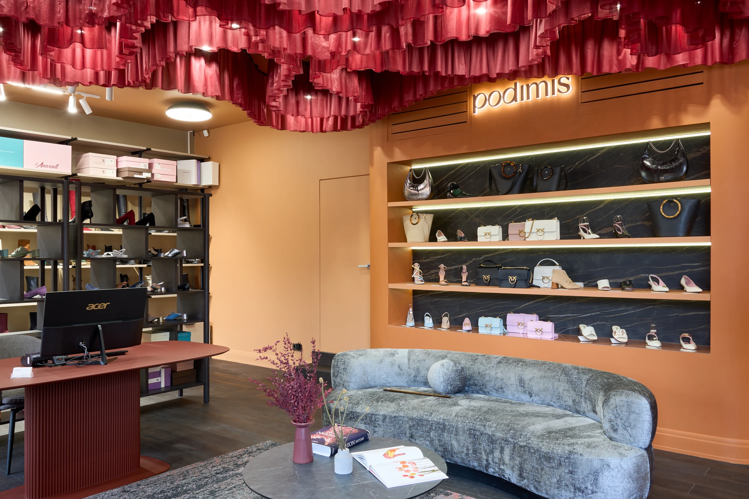 Completed PODIMIS boutique interior