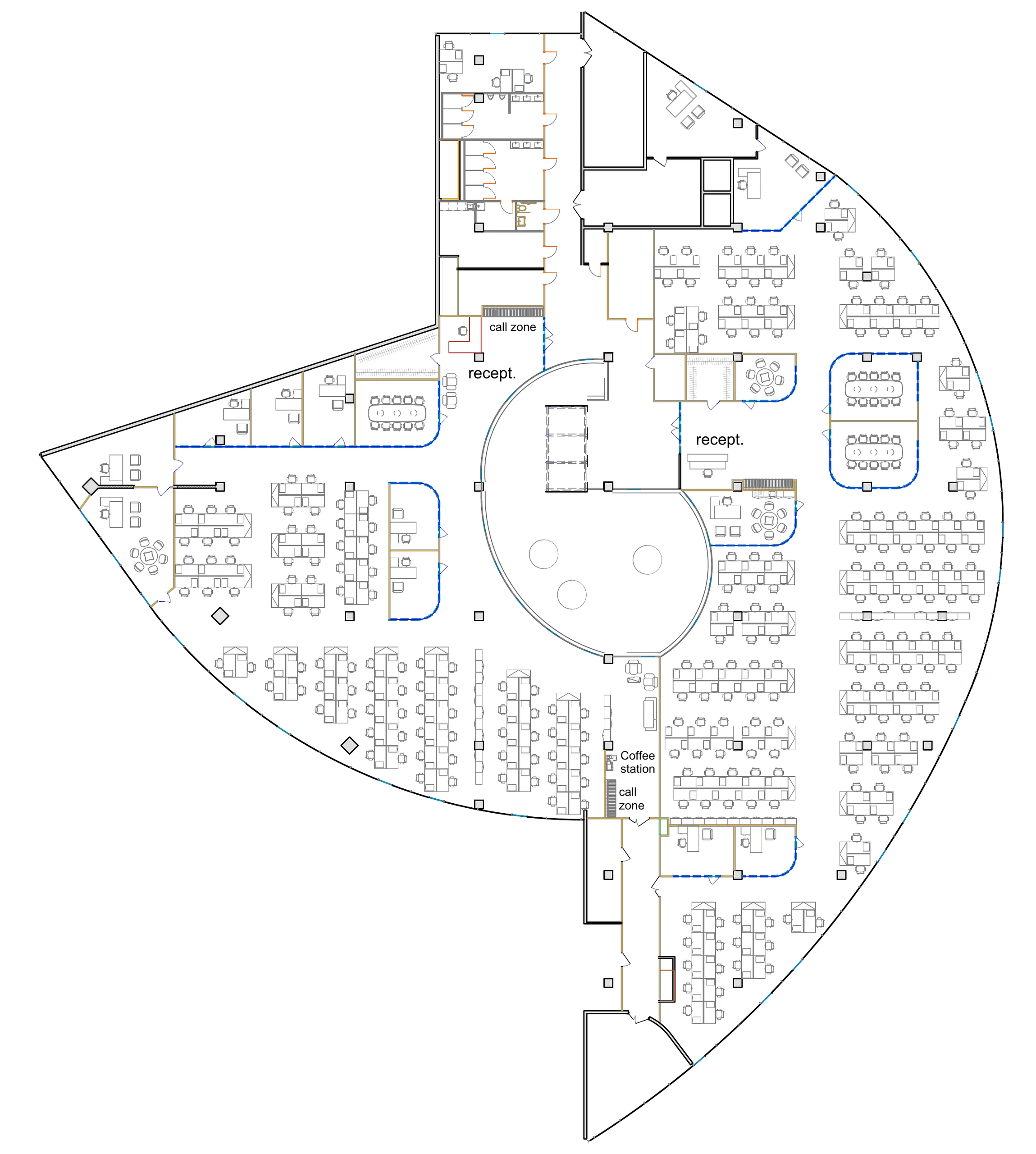 Overall office plan