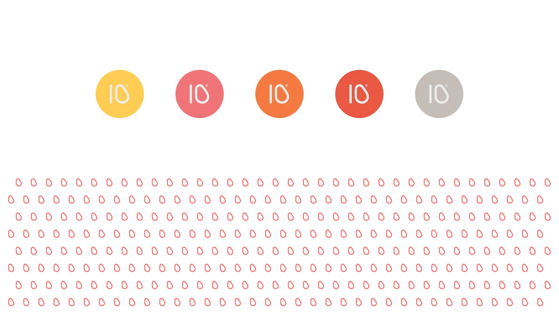 Maternity Hospital No. 10 palette, logo, and brand pattern