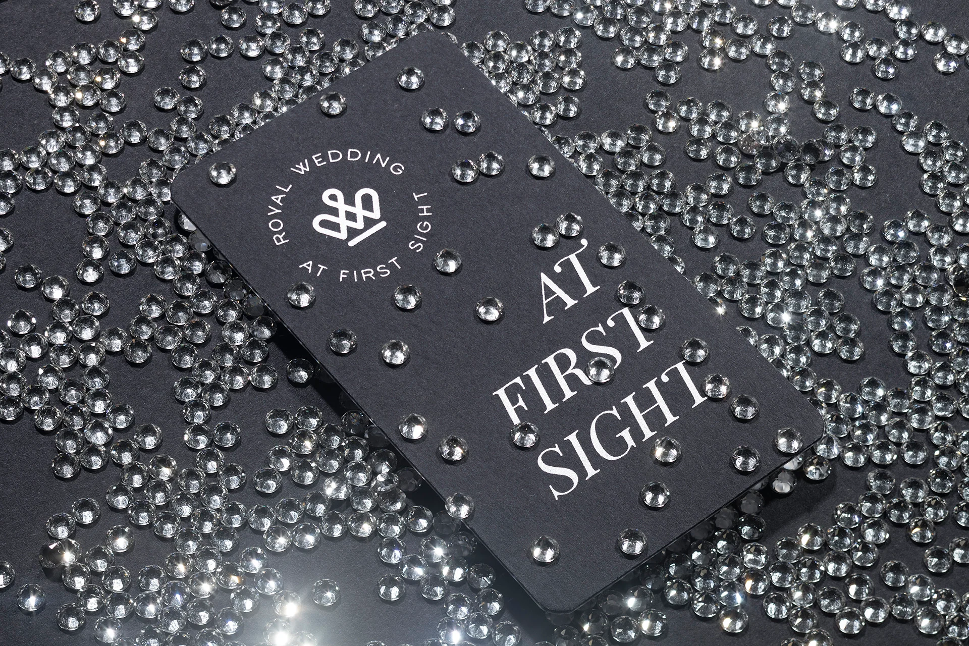 Premium Royal Wedding card with the brand tagline