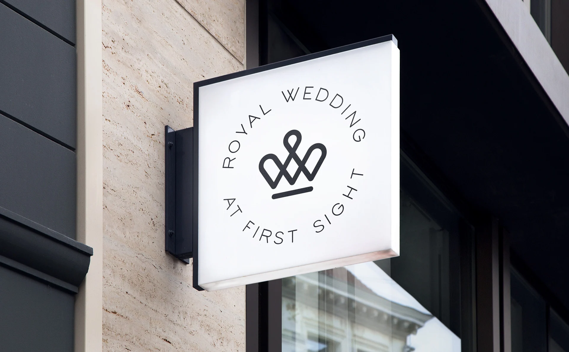 Dimensional Royal Wedding sign