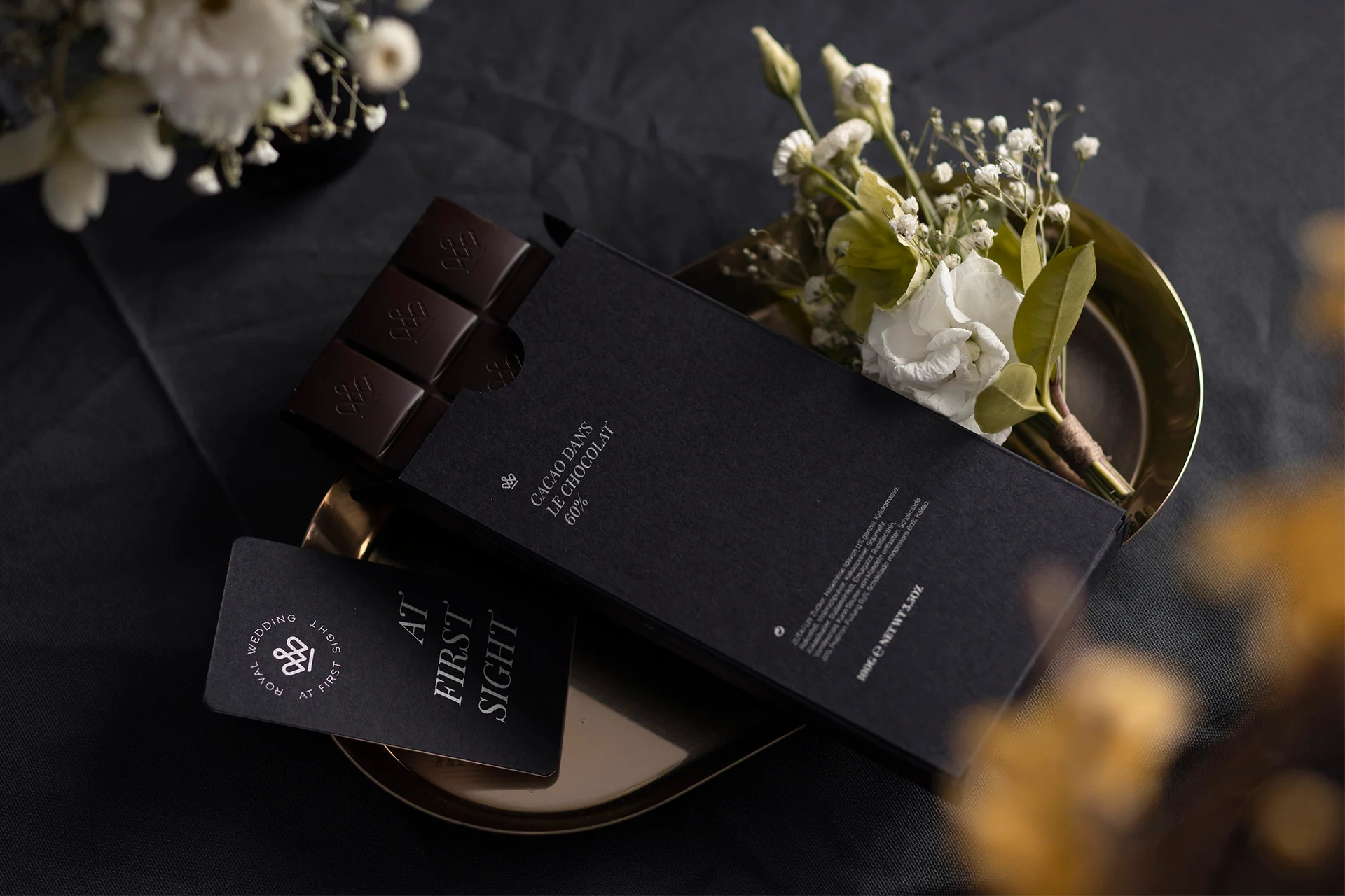 Royal Wedding chocolate and table setting