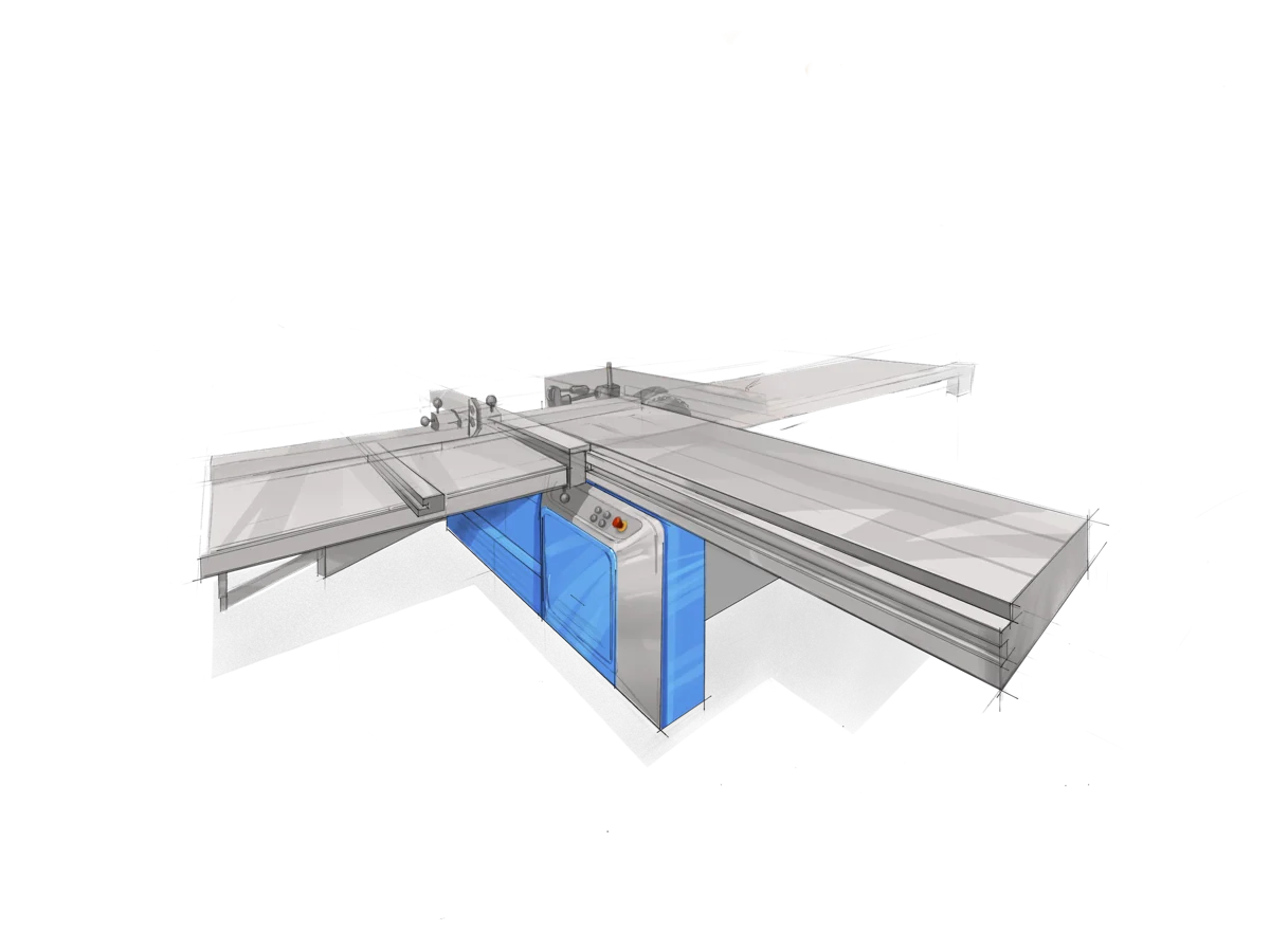 Sliding table saw
