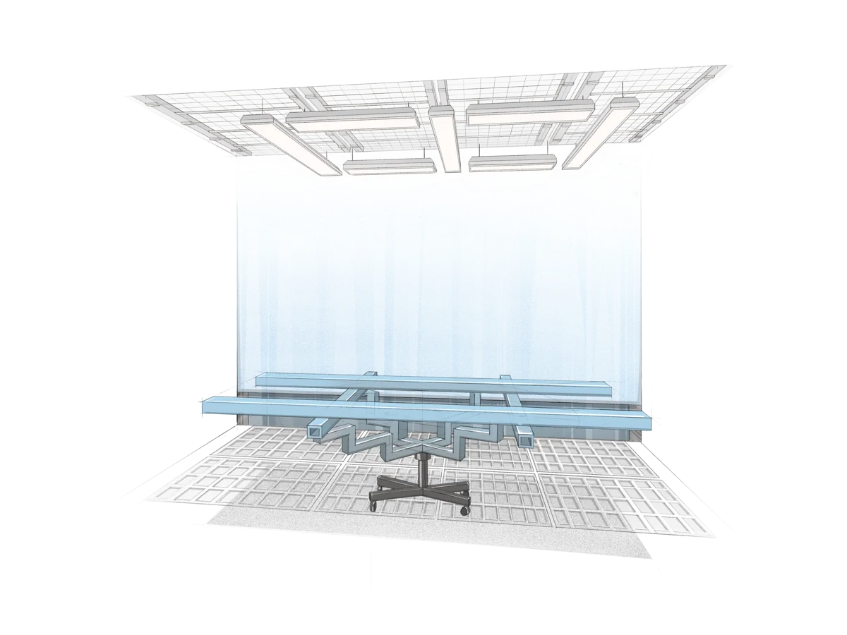 Spray and drying booth