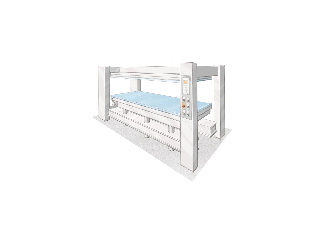Hydraulic hot press