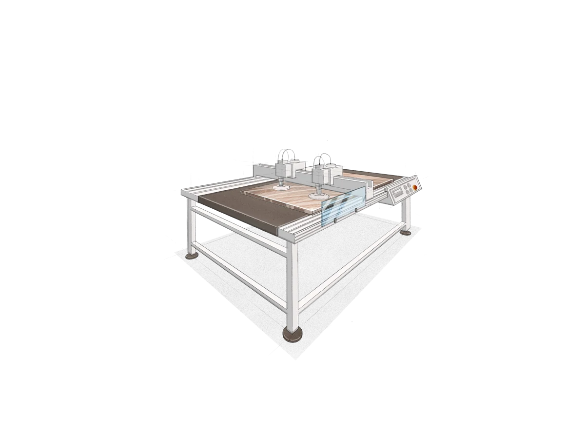 Automatic polishing and sanding machine