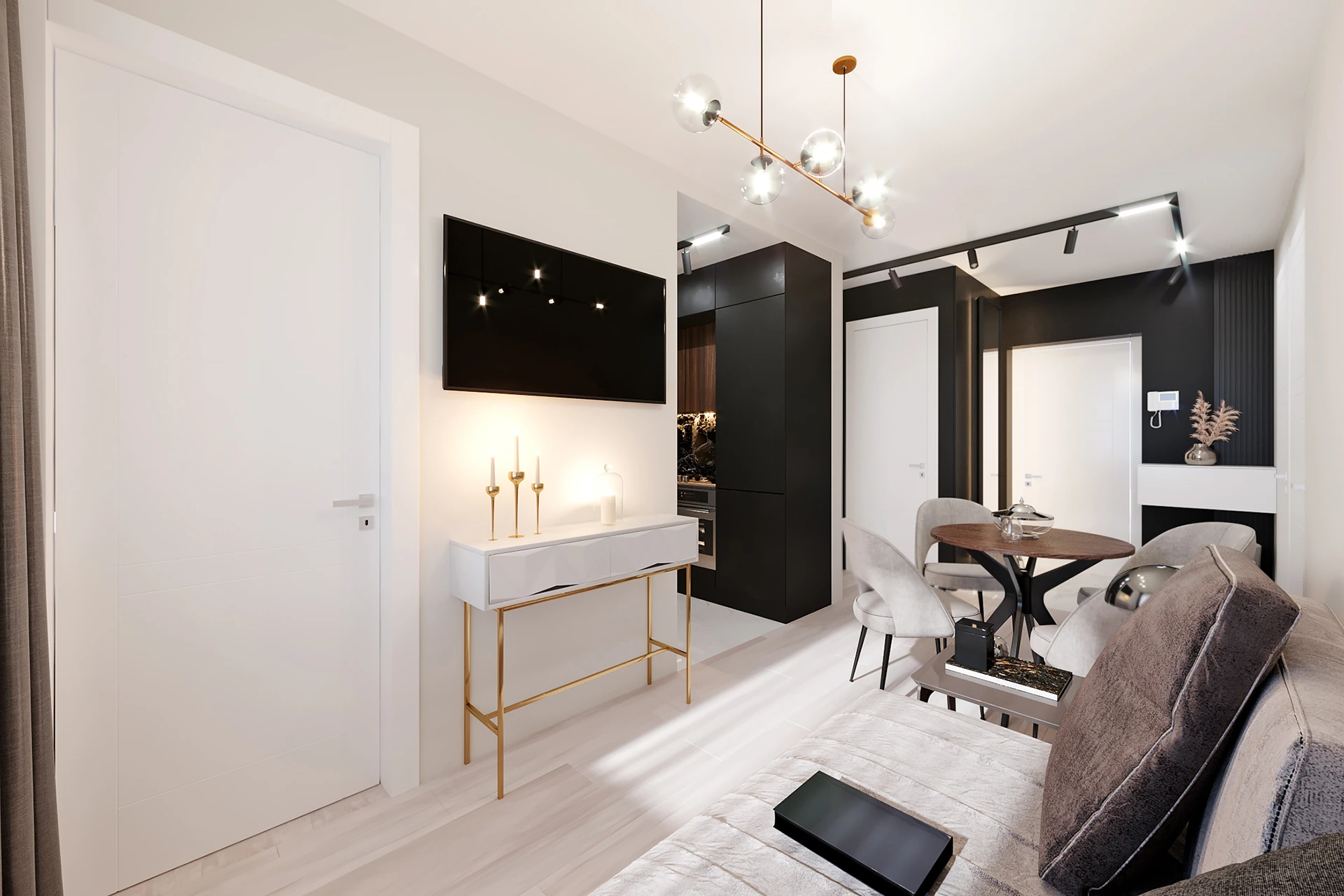 Living and dining area