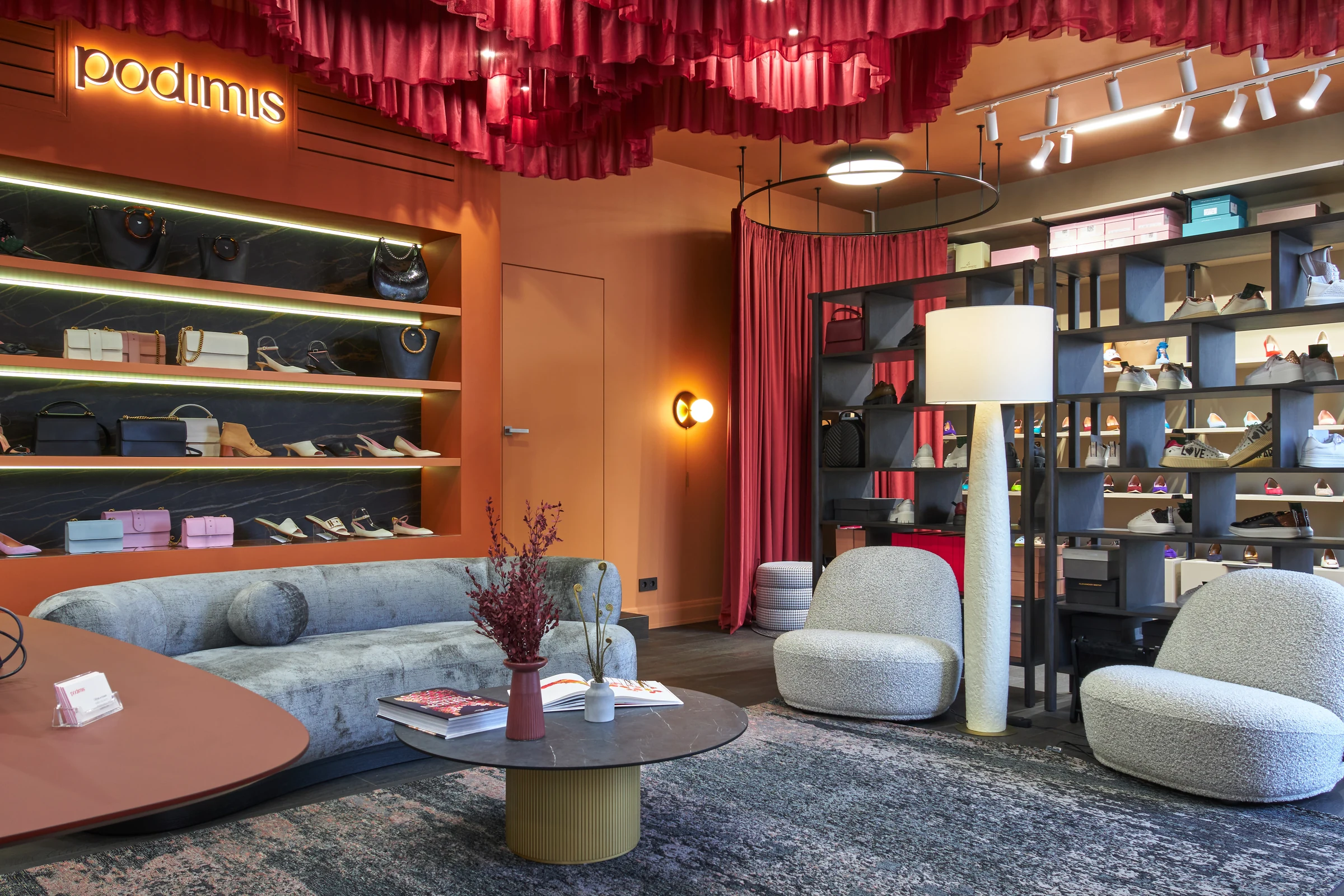 Completed PODIMIS boutique interior