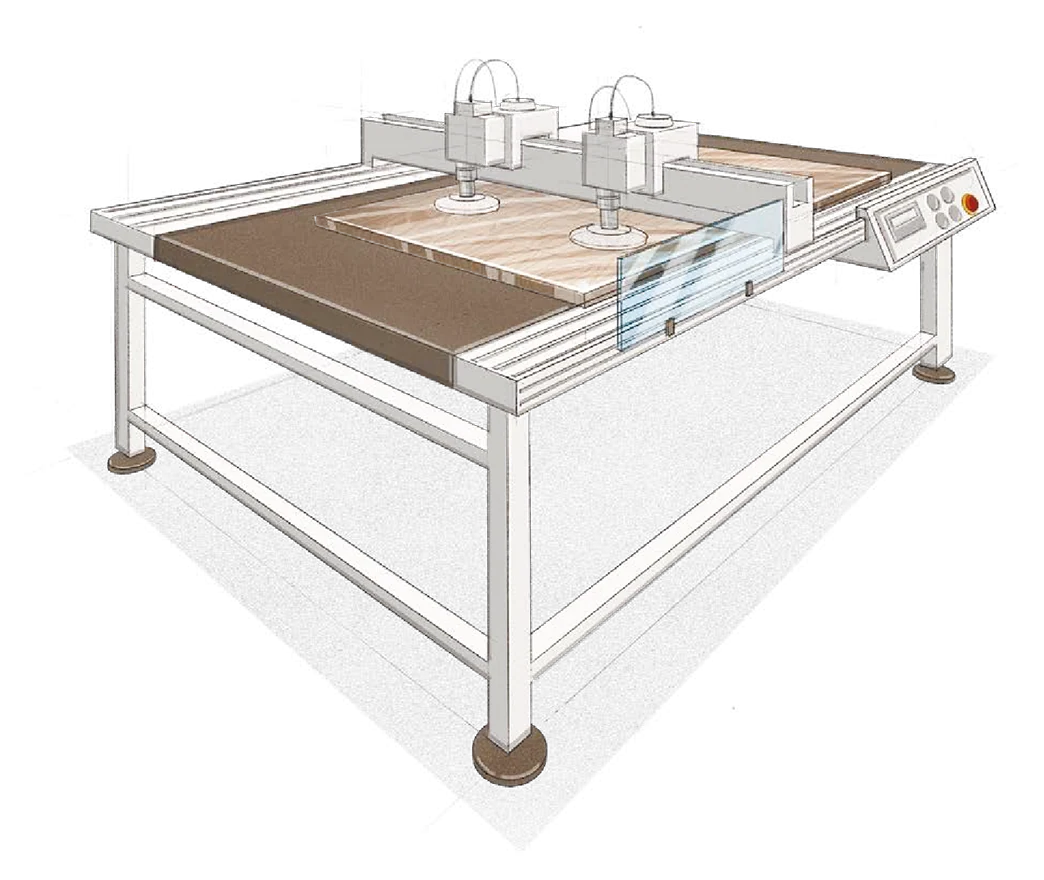 STEK industrial cutting table