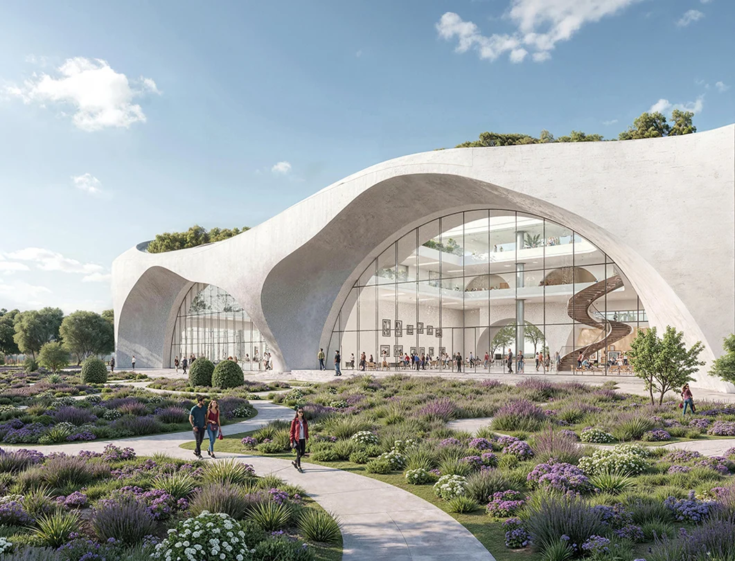 Daytime ORBIT360 architectural concept
