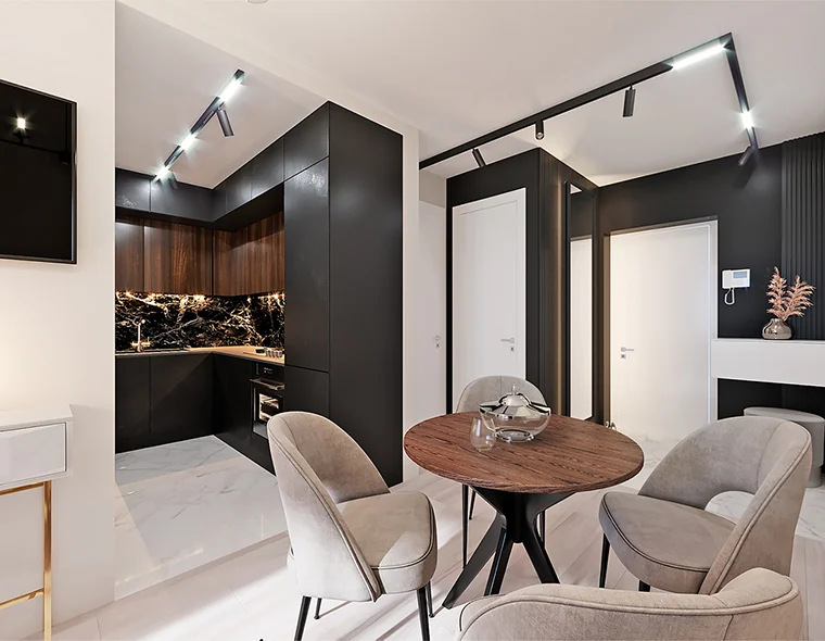 Two-bedroom apartment interior
