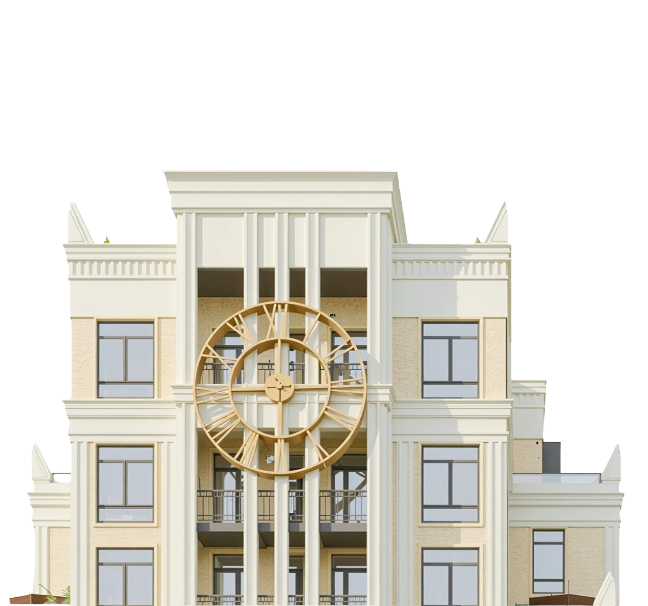 Architectural concept for the Tsiferblat residential complex